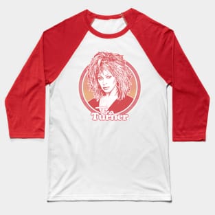 Tina Turner // 80s Style Retro Fan Art Design Baseball T-Shirt